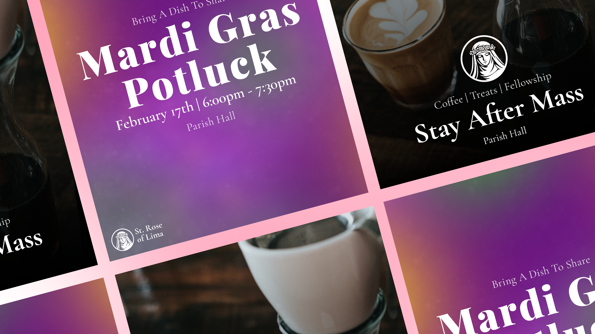 St. Rose of Lima Parish Website (Concept Prototype) visual